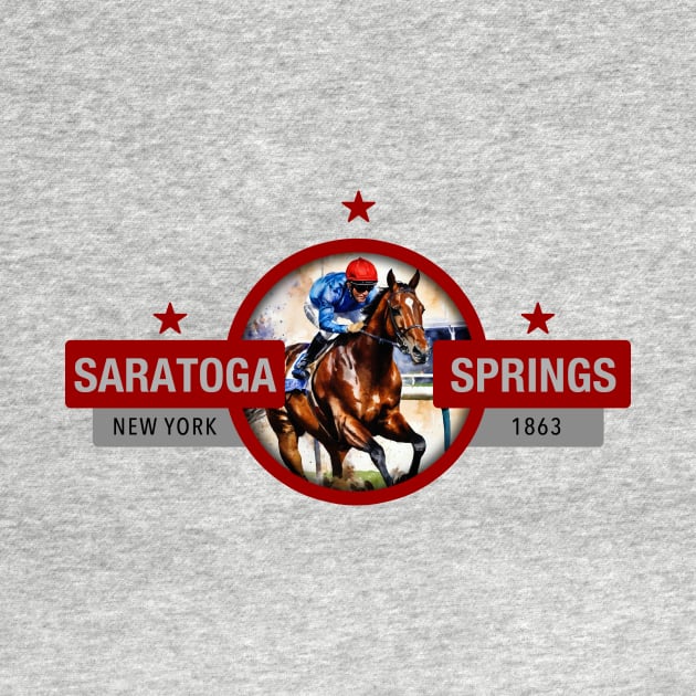 Saratoga Springs Horse Racing Track by Cre8tiveSpirit